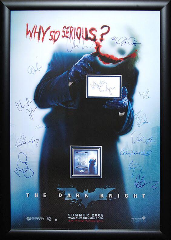 Batman Signed Movie Poster (1 of 1)
