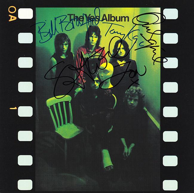Yes band singed The Yes Album (1 of 1)