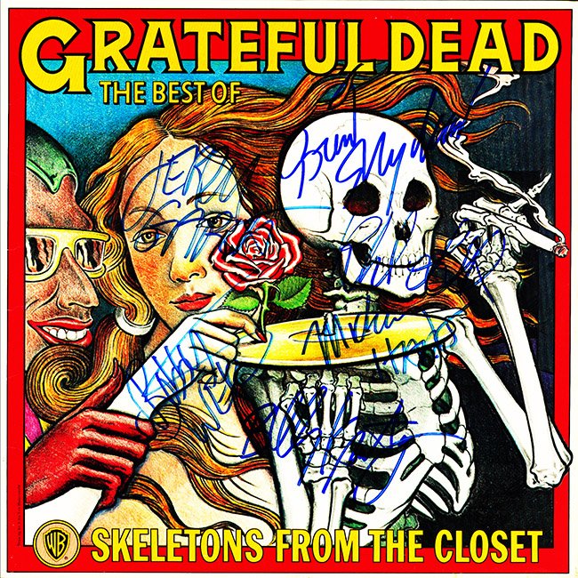 Grateful Dead Skeletons From The Closet signed Album (1 of 1)