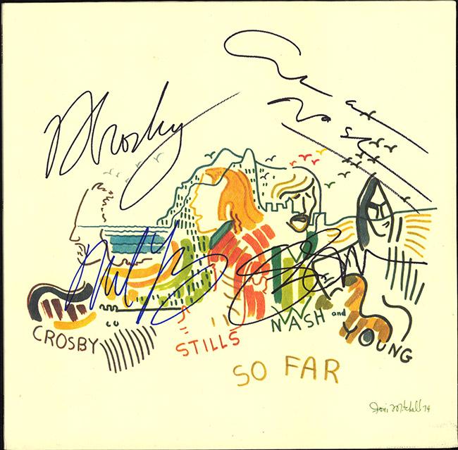 CSNY signed album (1 of 1)