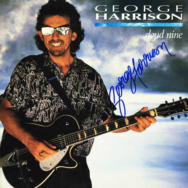 George Harrison Cloud Nine signed Album (1 of 1)