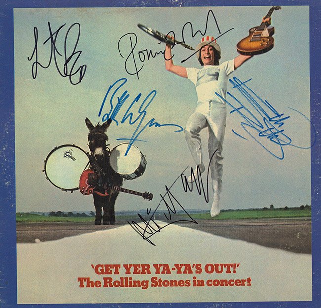 The Rolling Stones Get Yer Ya-Yas Out! signed Album (1 of 1)