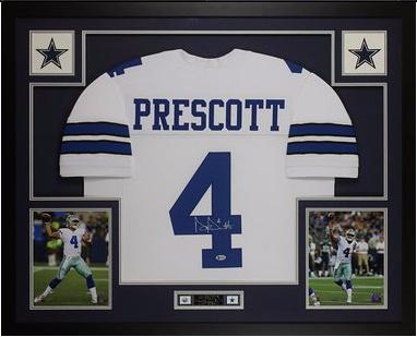 Dak Prescott Signed Cowboys Jersey (1 of 1)