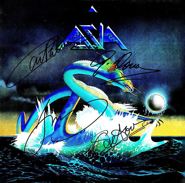 Asia Band Signed Self Titled Album (1 of 1)