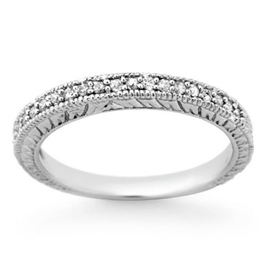 0.20 ctw Diamond Ring 18K White Gold: 0.20 ctw Diamond Ring 18K White Gold Manufacturer's Suggested Retail Price: $1,850 Factory offers perfect factory sizing, for all rings & custom length for larger necklaces and bracelets. We special