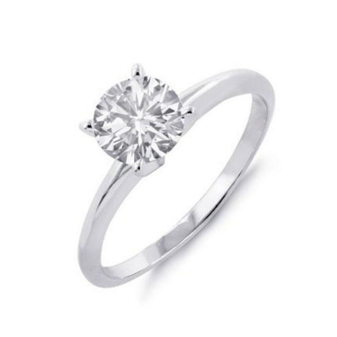 0.25 ctw Diamond Solitaire Ring 18K White Gold: 0.25 ctw Diamond Solitaire Ring 18K White Gold Manufacturer's Suggested Retail Price: $2,200 Factory offers perfect factory sizing, for all rings & custom length for larger necklaces and bracelets. We