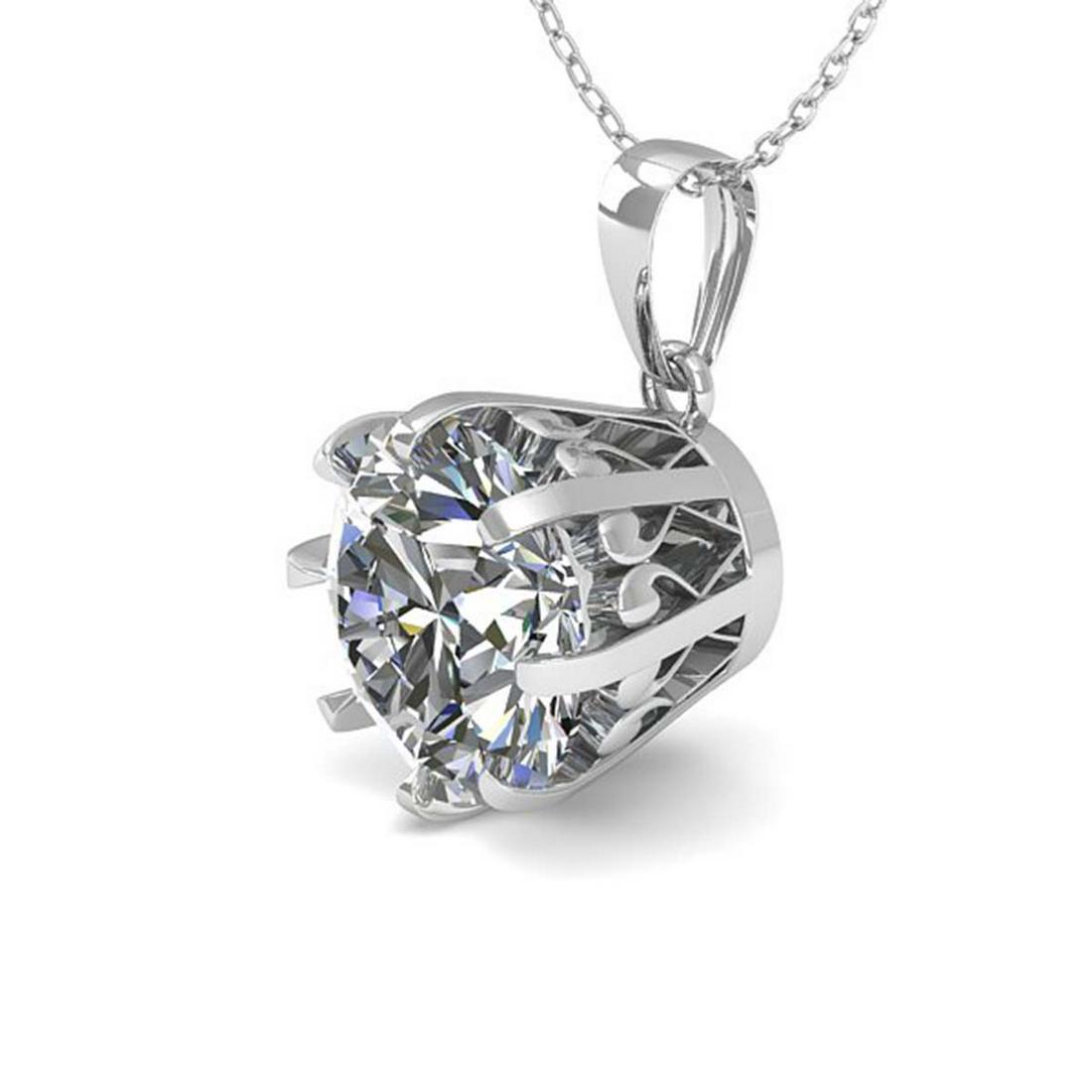 1 ctw VS/SI Diamond Solitaire Necklace 18K White Gold: 1 ctw VS/SI Diamond Solitaire Necklace 18K White Gold Designer Brand Luxury Jewelry, made in the USA Suggested Retail Price: $14,950 Factory offers perfect factory sizing, for all rings & custom lengt