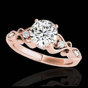 1.15 ctw H-SI/I Diamond Solitaire Ring 10K Rose Gold: 1.15 ctw H-SI/I Diamond Solitaire Ring 10K Rose Gold Designer Brand Luxury Jewelry, made in the USA Suggested Retail Price: $14,000 Factory offers perfect factory sizing, for all rings & custom