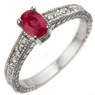 1.63 ctw Ruby & Diamond Ring 14K White Gold: 1.63 ctw Ruby & Diamond Ring 14K White Gold Designer Brand Luxury Jewelry, made in the USA Suggested Retail Price: $3,250 Factory offers perfect factory sizing, for all rings & custom length