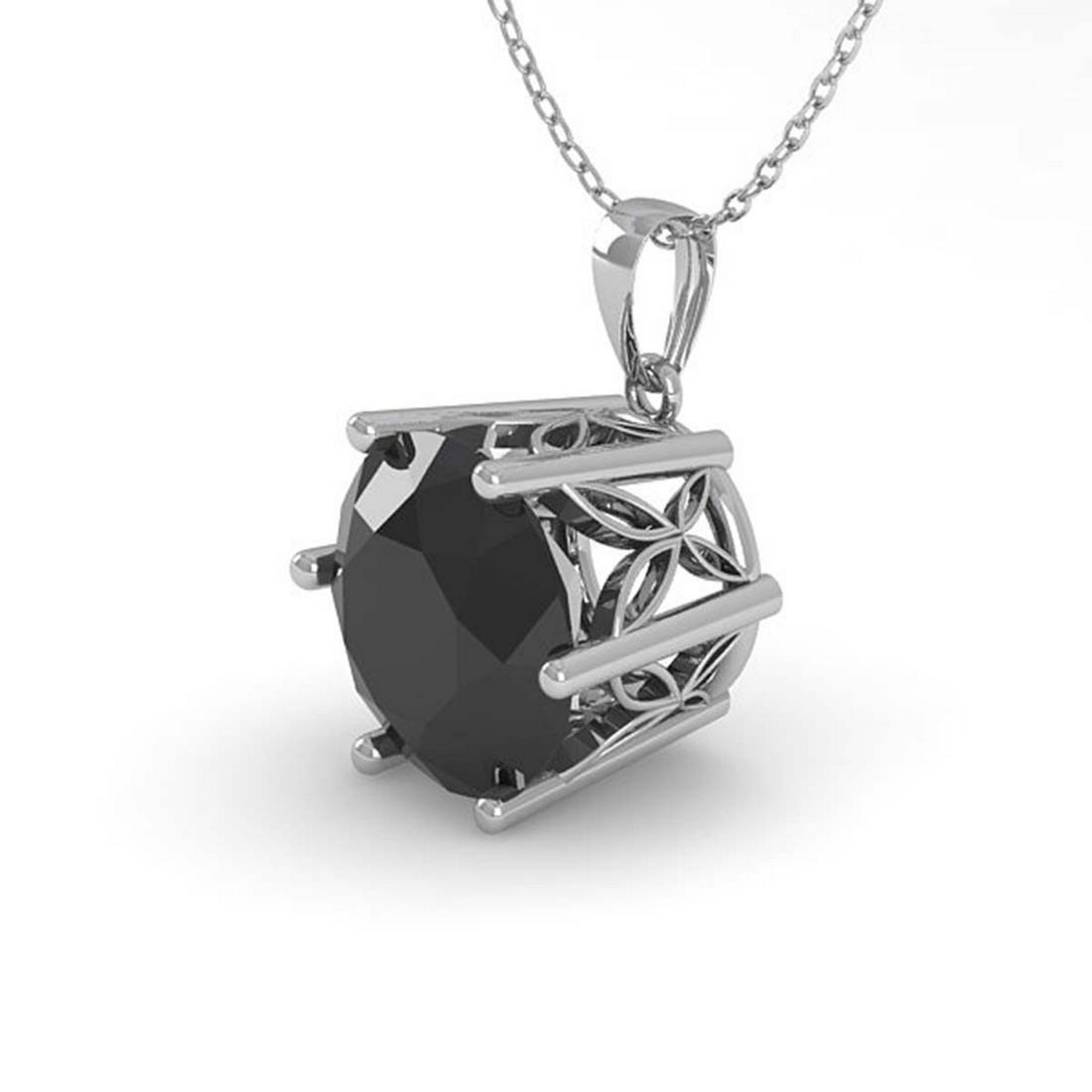 1 ctw Black Diamond Solitaire Necklace 18K White Gold: 1 ctw Black Diamond Solitaire Necklace 18K White Gold Designer Brand Luxury Jewelry, made in the USA Suggested Retail Price: $1,850 Factory offers perfect factory sizing, for all rings & custom length