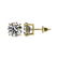 3.05 ctw Certified Diamond Stud Earrings 10K Yellow - 2