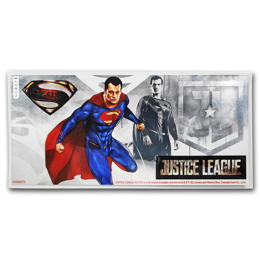 2018 Niue 5 gram Silver $1 Note Justice League Superman: 2018 Niue 5 gram Silver $1 Note Justice League Superman Your winning item will match the quality of the product shown. Dates will be according to listing, may or may not vary.