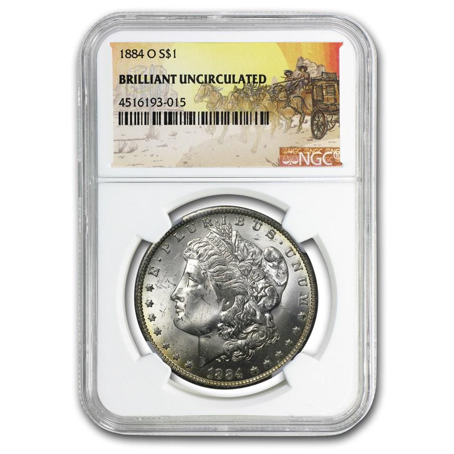 1878-1904 Stage Coach Morgan Dollar BU NGC: 1878-1904 Stage Coach Morgan Dollar BU NGC Your winning item will match the quality of the product shown. Dates will be according to listing, may or may not vary.