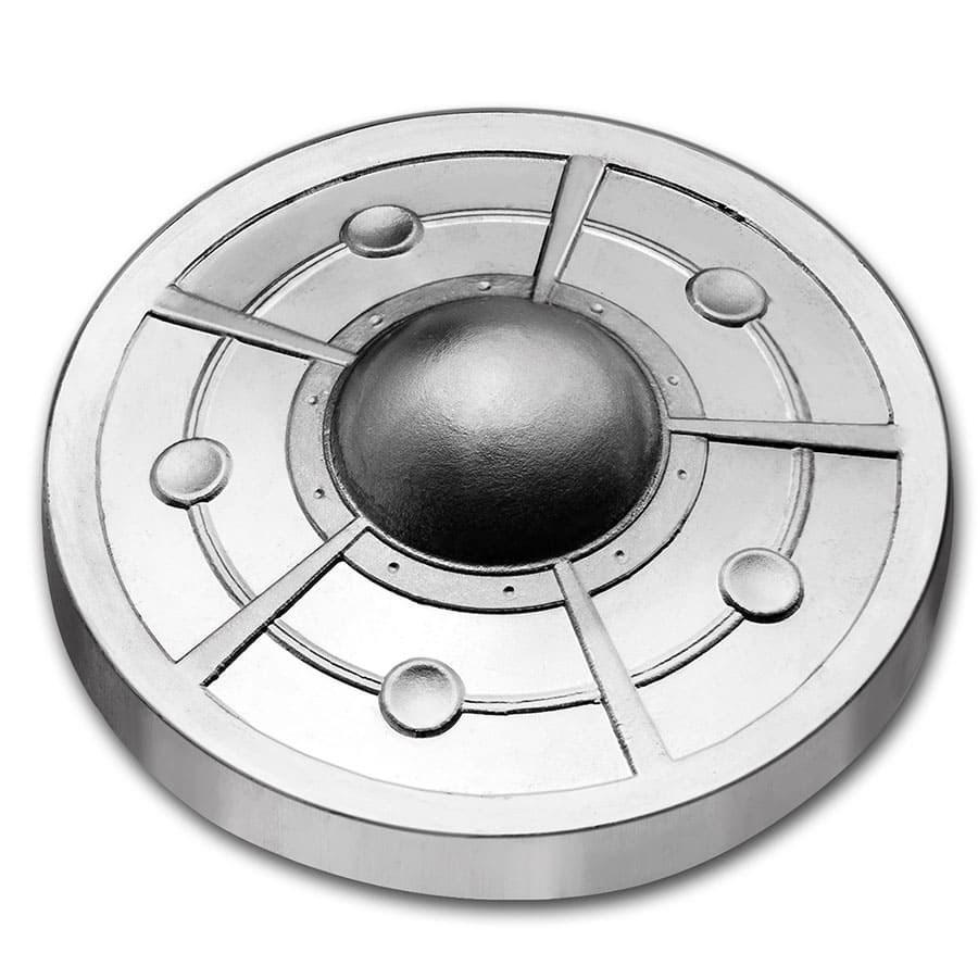 2 oz Cast-Poured Silver - 9Fine Mint (Alien UFO,: 2 oz Cast-Poured Silver - 9Fine Mint (Alien UFO, Spinner) Your winning item will match the quality of the product shown. Dates will be according to listing, may or may not vary.