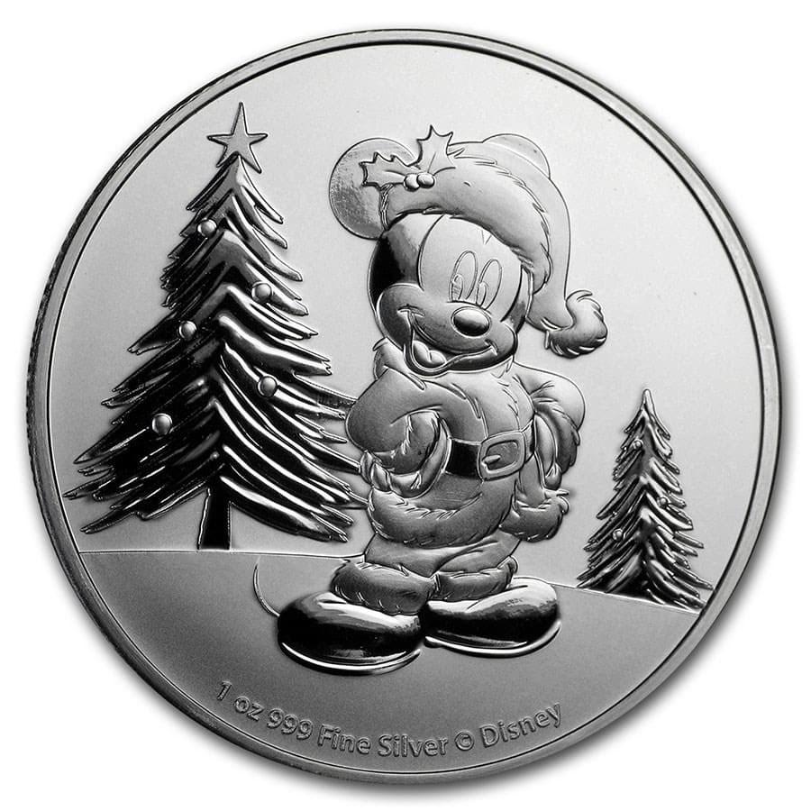 2019 Niue 1 oz Silver $2 Disney Mickey Mouse Christmas: 2019 Niue 1 oz Silver $2 Disney Mickey Mouse Christmas BU Your winning item will match the quality of the product shown. Dates will be according to listing, may or may not vary.