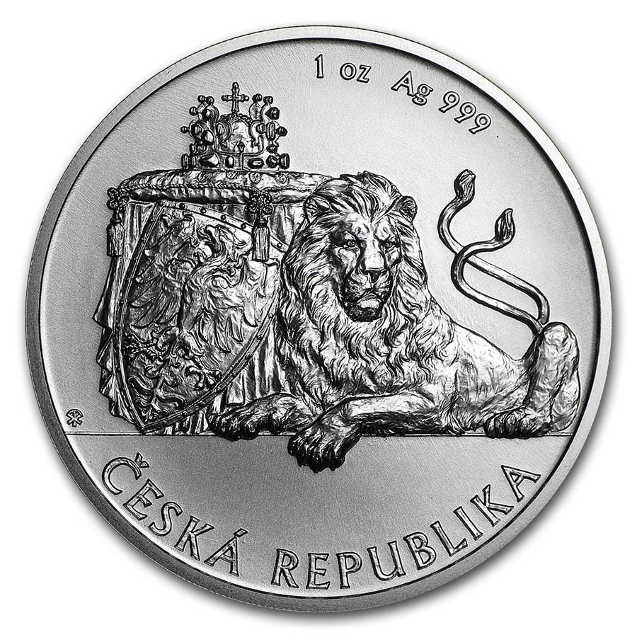 2018 Niue 1 oz Silver Czech Lion BU: 2018 Niue 1 oz Silver Czech Lion BU Your winning item will match the quality of the product shown. Dates will be according to listing, may or may not vary.