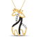 10kt Yellow Gold Womens Round Black Color Enhanced