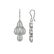 3.07 ctw Pear Cut Diamond Micro Pave Earrings 18K White - 2
