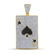 10kt Yellow Gold Mens Round Black Color Enhanced