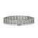 26.02 ctw Sky Topaz & Diamond Bracelet 14K White Gold