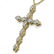 2 ctw Oval Diamond Designer Cross Necklace 18K Yellow - 3