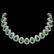 121.42 ctw Emerald & Diamond Victorian Necklace 14K