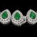 121.42 ctw Emerald & Diamond Victorian Necklace 14K - 3