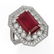 7.11 ctw Certified Ruby & Diamond Victorian Ring 14K