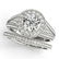 2.32 ctw Certified VS/SI Diamond 2pc Wedding Set Halo