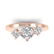 1.25 ctw Certified VS/SI Diamond Solitaire 3 Stone Ring