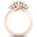 1.25 ctw Certified VS/SI Diamond Solitaire 3 Stone Ring - 3