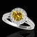 1.45 ctw Certified SI/I Fancy Intense Yellow Diamond