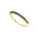 10kt Yellow Gold Womens Round Black Color Enhanced