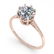 1.50 ctw Certified VS/SI Diamond Ring Vintage 14k Rose - 2