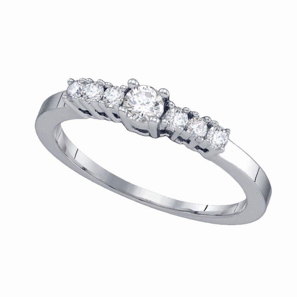 14kt White Gold Womens Round Diamond Solitaire Bridal: 14kt White Gold Womens Round Diamond Solitaire Bridal Wedding Engagement Ring 1/3 Cttw Manufacturer's Suggested Retail Price: $1350.00 Manufacturer Model: GND-65561 Description</