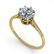 1.01 ctw Certified VS/SI Diamond Ring Vintage 14k - 2