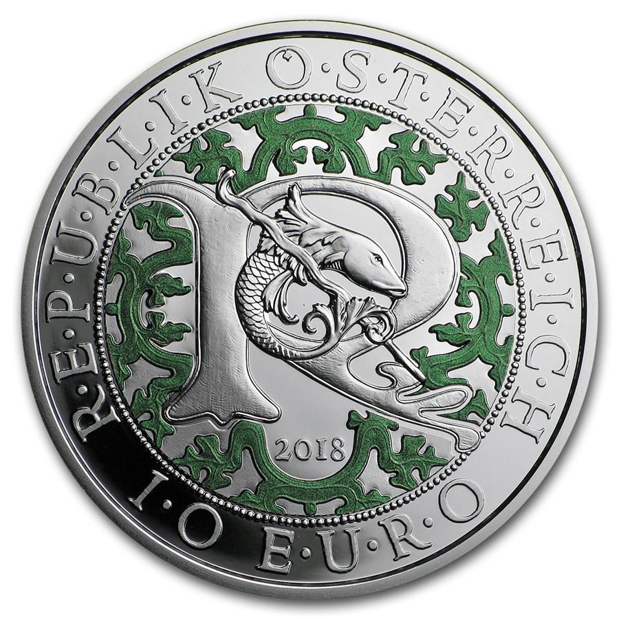 2018 Austria Proof Silver ‚¬10 Guardian Angels: 2018 Austria Proof Silver ‚¬10 Guardian Angels (Raphael) Your winning item will match the quality of the product shown. Dates will be according to listing, may or may not vary.
