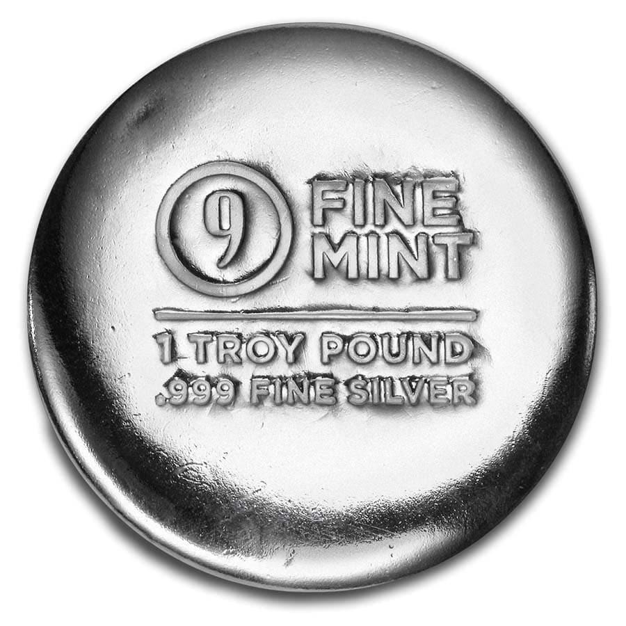 1 Troy Pound Cast-Poured Silver Round - 9Fine Mint: 1 Troy Pound Cast-Poured Silver Round - 9Fine Mint Your winning item will match the quality of the product shown. Dates will be according to listing, may or may not vary.