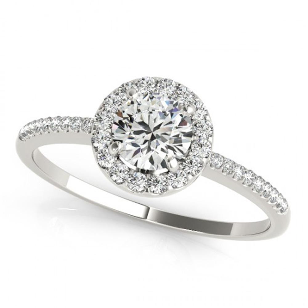 Natural 1 ctw Diamond Solitaire Halo Ring 14k White: Natural 1 ctw Diamond Solitaire Halo Ring 14k White Gold Manufacturer's Suggested Retail Price: $8650.00 Item: Diamond Wedding Ring Total Gem weight: 1 carats Metal: Solid 14k White Gold Gold Pr
