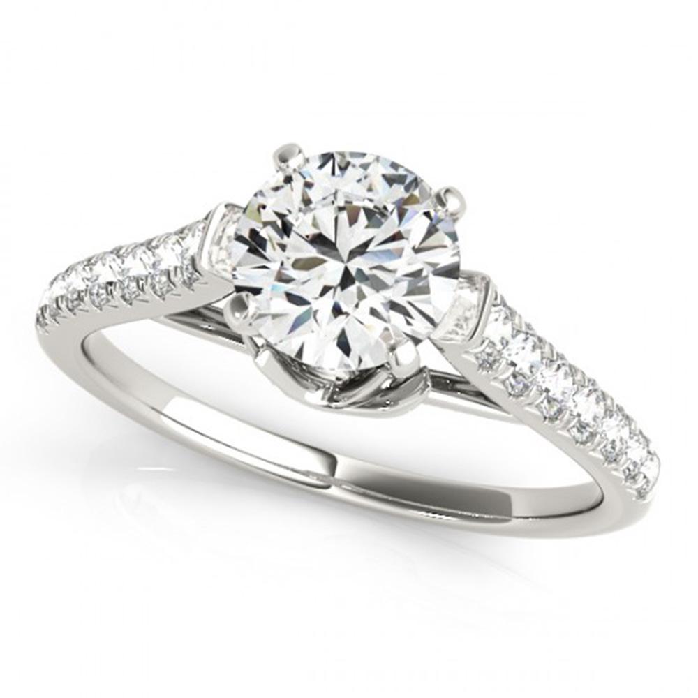 Natural 1.46 ctw Diamond Solitaire Ring 14k White Gold: Natural 1.46 ctw Diamond Solitaire Ring 14k White Gold Manufacturer's Suggested Retail Price: $17800.00 Item: Diamond Wedding Ring Total Gem weight: 1.46 carats Metal: Solid 14k White Gold Gold