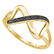 10kt Yellow Gold Womens Round Black Color Enhanced