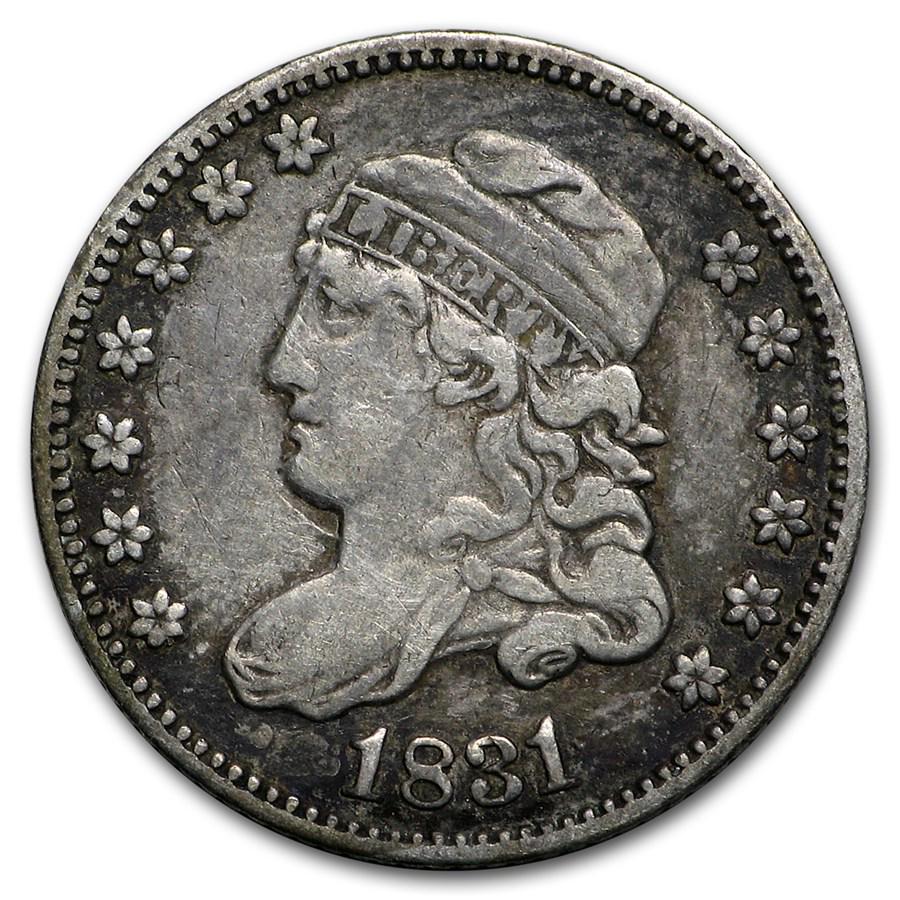1831 Capped Bust Half Dime VF: 1831 Capped Bust Half Dime VF Your winning item will match the quality of the product shown. Dates will be according to listing, may or may not vary.