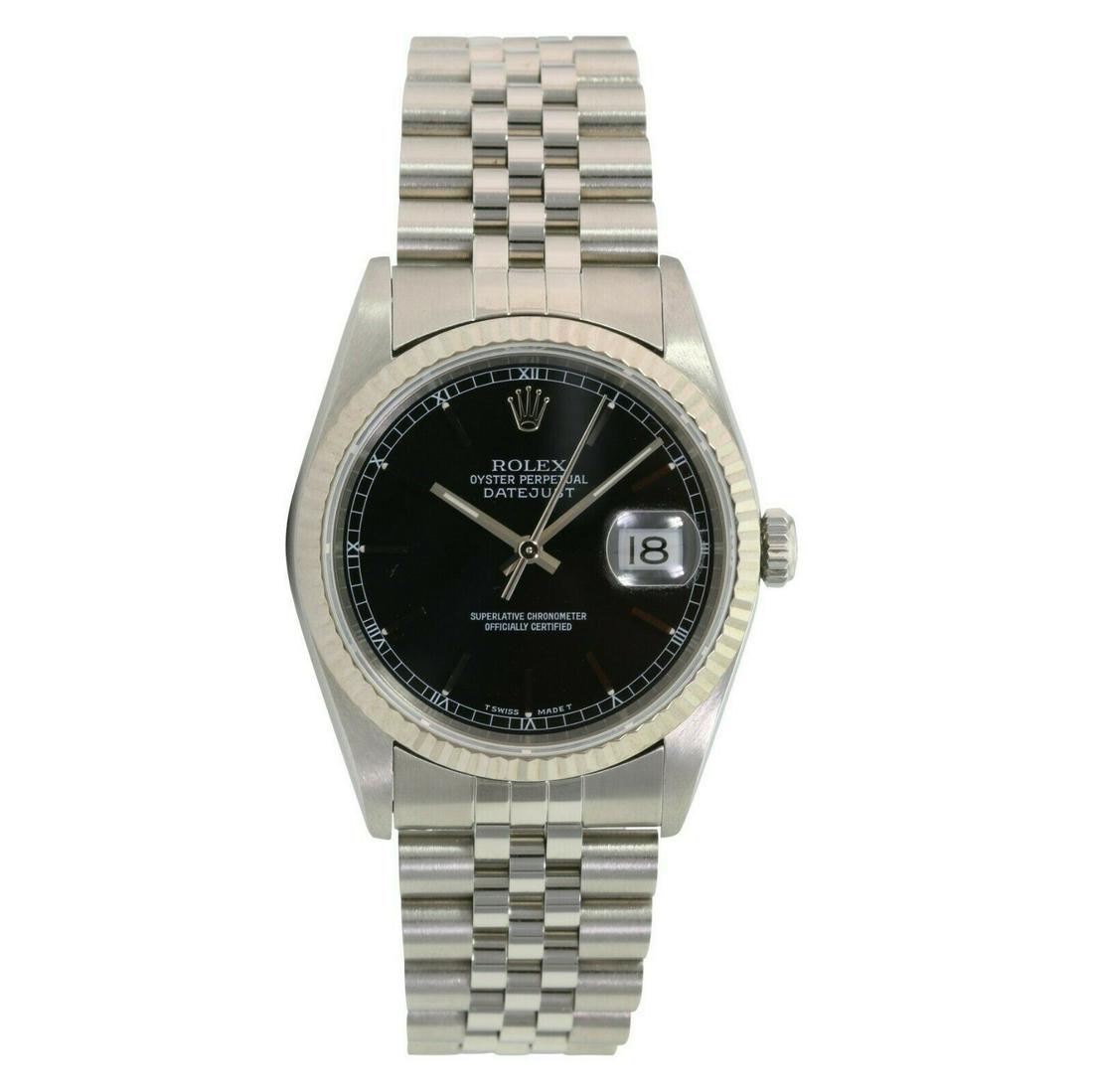 Pre-Owned Rolex Datejust 16234: Excellent Pre-Owned Rolex Datejust 16234 Condition: Excellent Pre-owned Authentic Packaging: Comes with generic watch box Paperwork: Comes with In-house Certificate Subject to Availability due to mult