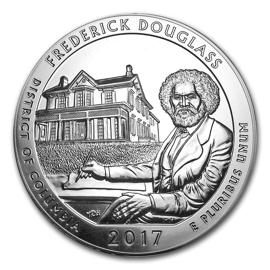 2017 5 oz Silver ATB Frederick Douglass National Site,: 2017 5 oz Silver ATB Frederick Douglass National Site, DC Your winning item will match the quality of the product shown. Dates will be according to listing, may or may not vary.