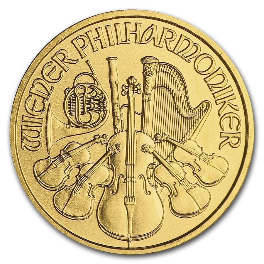 2010 Austria 1/10 oz Gold Philharmonic BU: 2010 Austria 1/10 oz Gold Philharmonic BU Your winning item will match the quality of the product shown. Dates will be according to listing, may or may not vary.