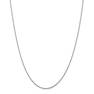 14k White Gold 1.1 mm Ropa Necklace - 18 in.