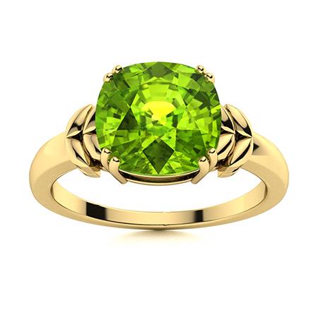 Natural 2.91 CTW Peridot Solitaire Ring 14K Yellow Gold: Natural 2.91 CTW Peridot Solitaire Ring 14K Yellow Gold Manufacturer's Suggested Retail Price: $3330.00 Center Stone: 1 Peridot @ 2.91 ctw Center Stone Color: Green Center Stone Clarity: AAAA Center S
