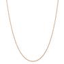 14k Rose Gold 1.15 mm Cable Rope Chain - 20 in.