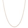 14k Rose Gold 1.15 mm Cable Rope Chain - 20 in.