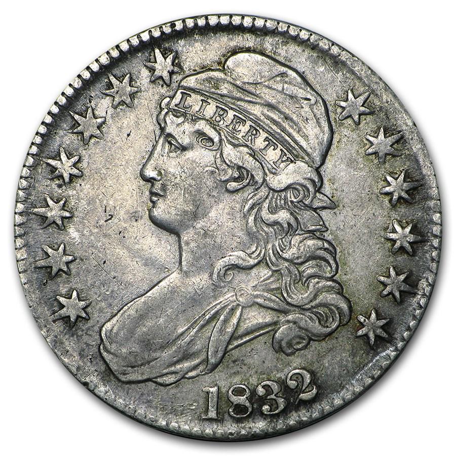 1832 Capped Bust Half Dollar XF: 1832 Capped Bust Half Dollar XF Your winning item will match the quality of the product shown. Dates will be according to listing, may or may not vary.
